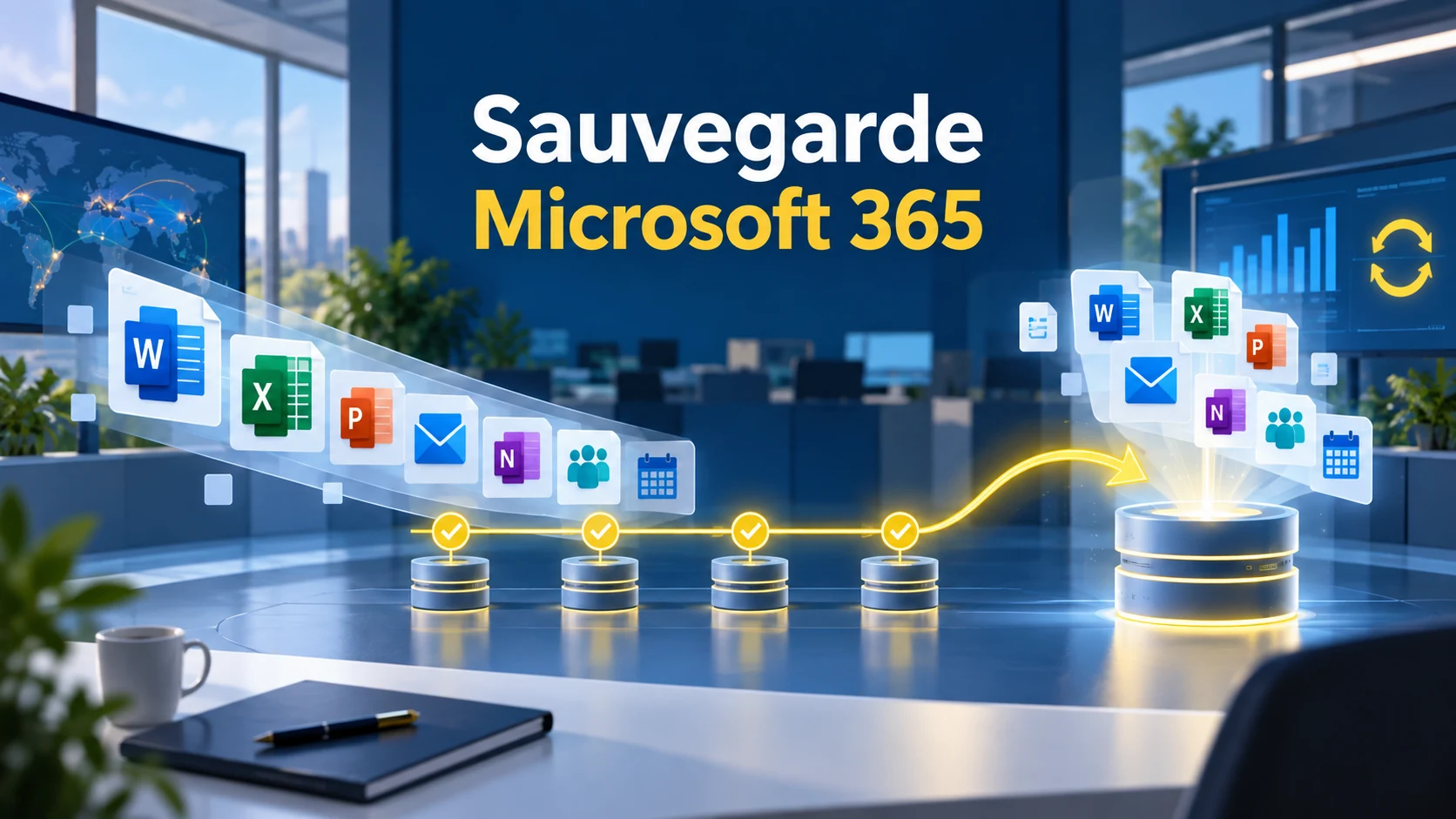 Sauvegarde Microsoft 365 pour une PME : protection des données OneDrive, SharePoint et Teams